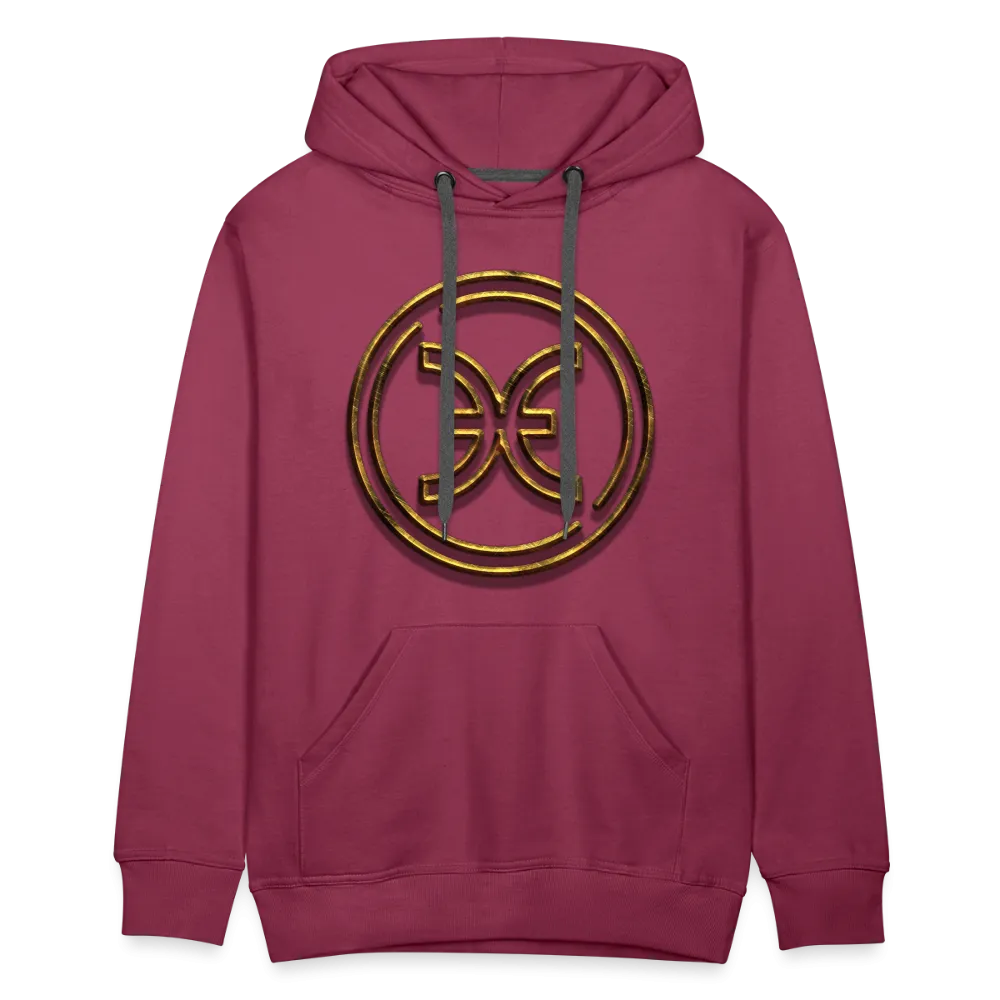 Pisces 3D Gold Men’s Premium Hoodie