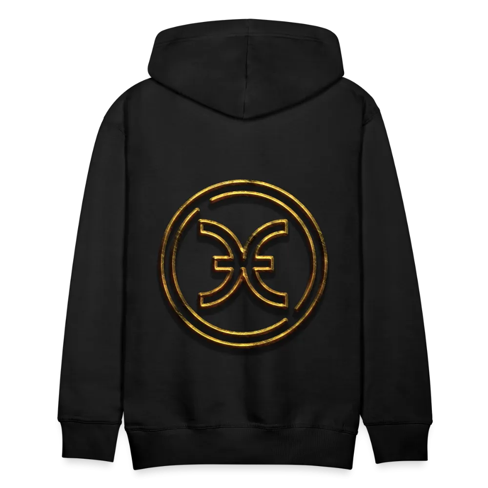 Pisces 3D Gold Men’s Premium Hoodie