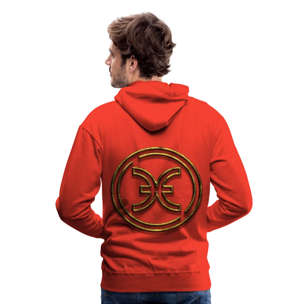 Pisces 3D Gold Men’s Premium Hoodie