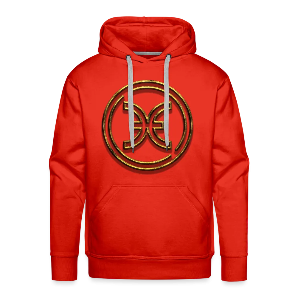 Pisces 3D Gold Men’s Premium Hoodie