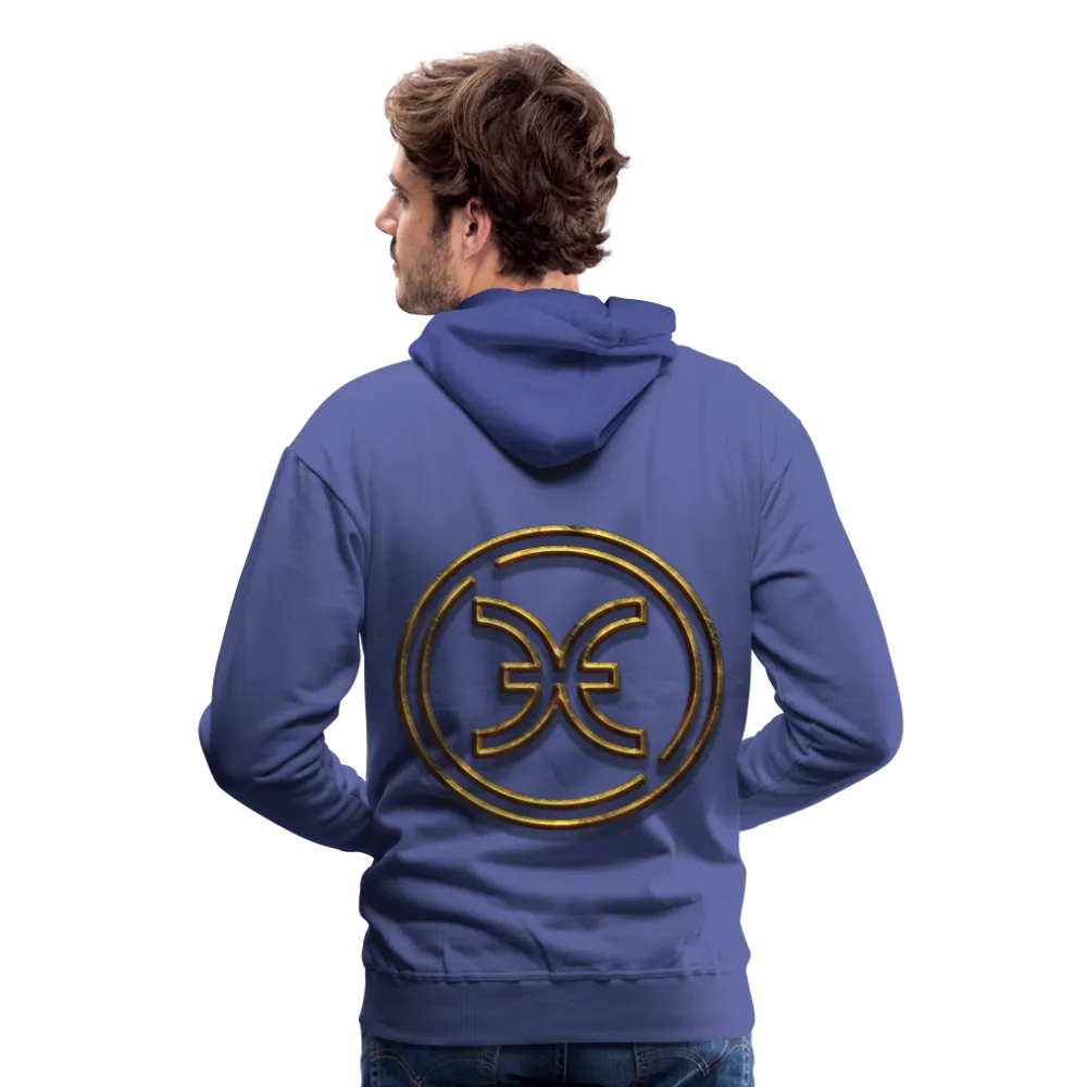 Pisces 3D Gold Men’s Premium Hoodie