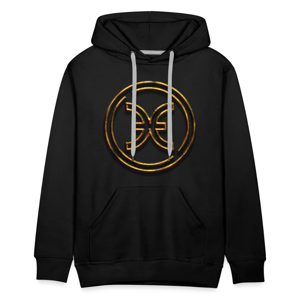 Pisces 3D Gold Men’s Premium Hoodie