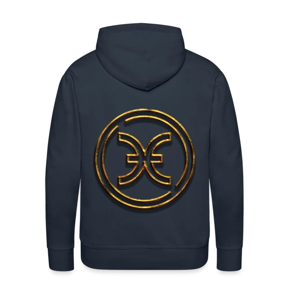 Pisces 3D Gold Men’s Premium Hoodie