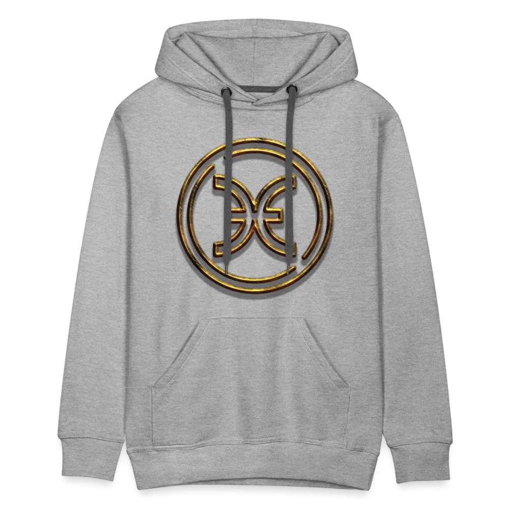 Pisces 3D Gold Men’s Premium Hoodie