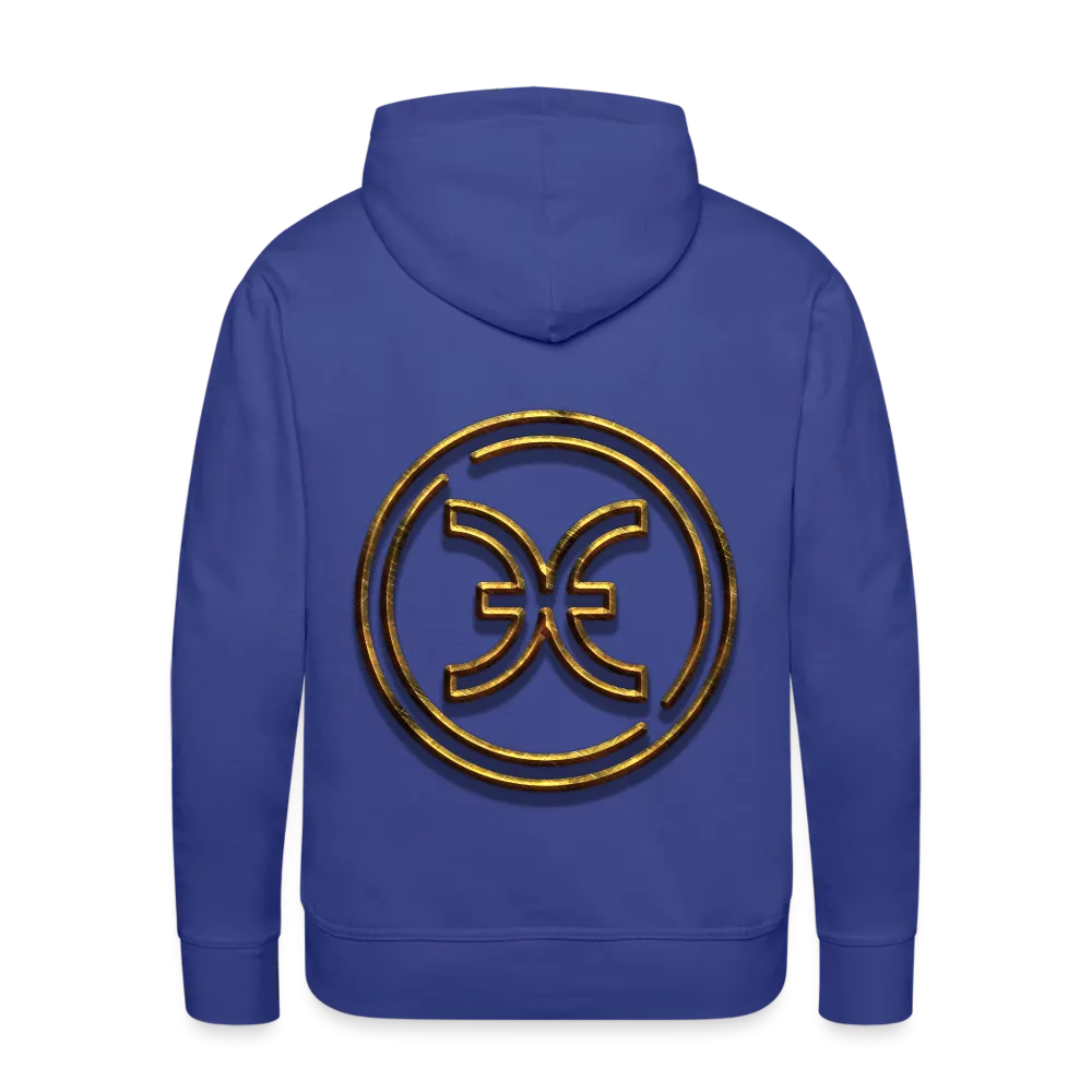 Pisces 3D Gold Men’s Premium Hoodie