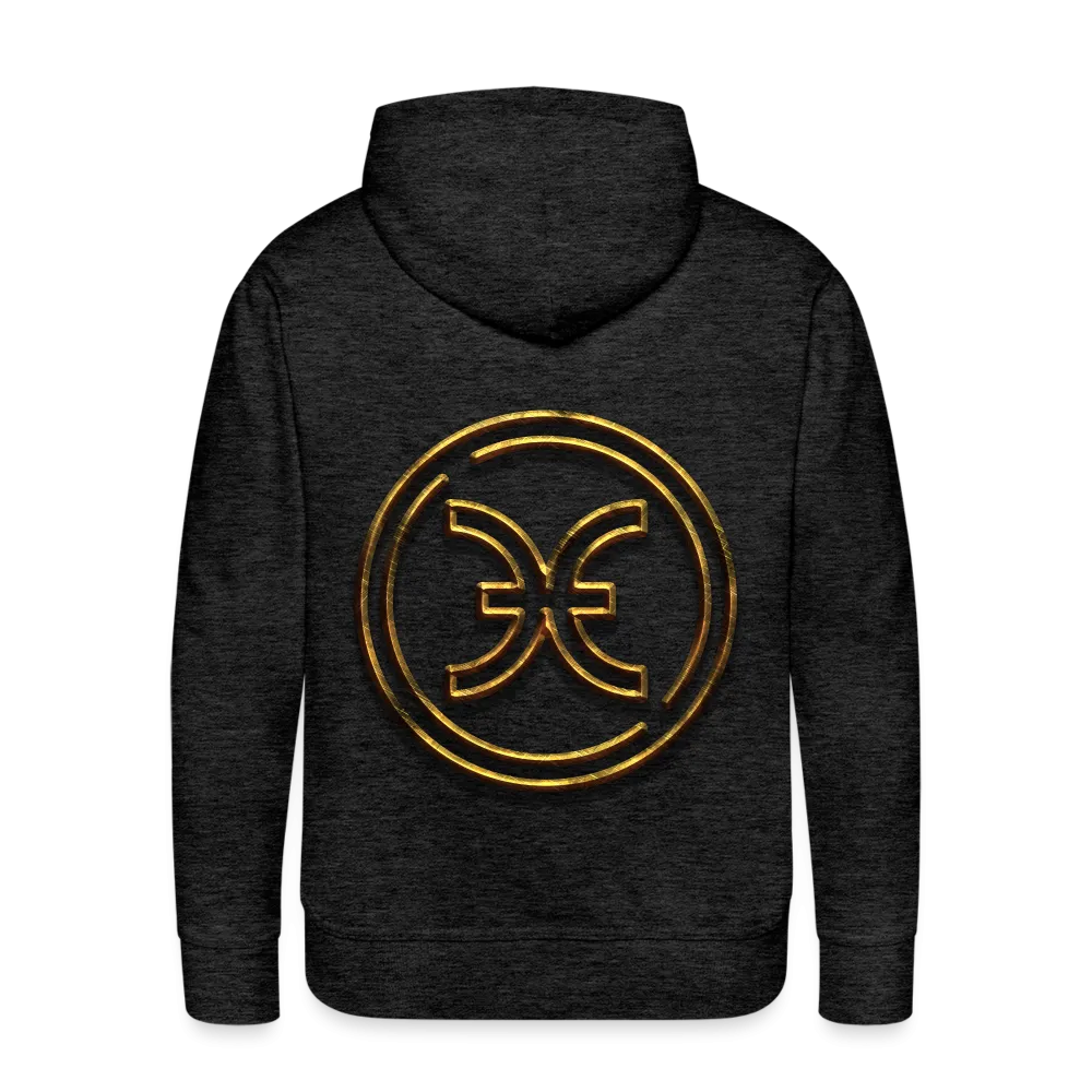 Pisces 3D Gold Men’s Premium Hoodie