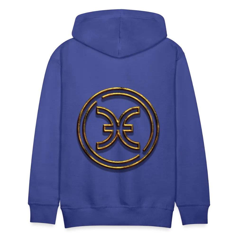 Pisces 3D Gold Men’s Premium Hoodie