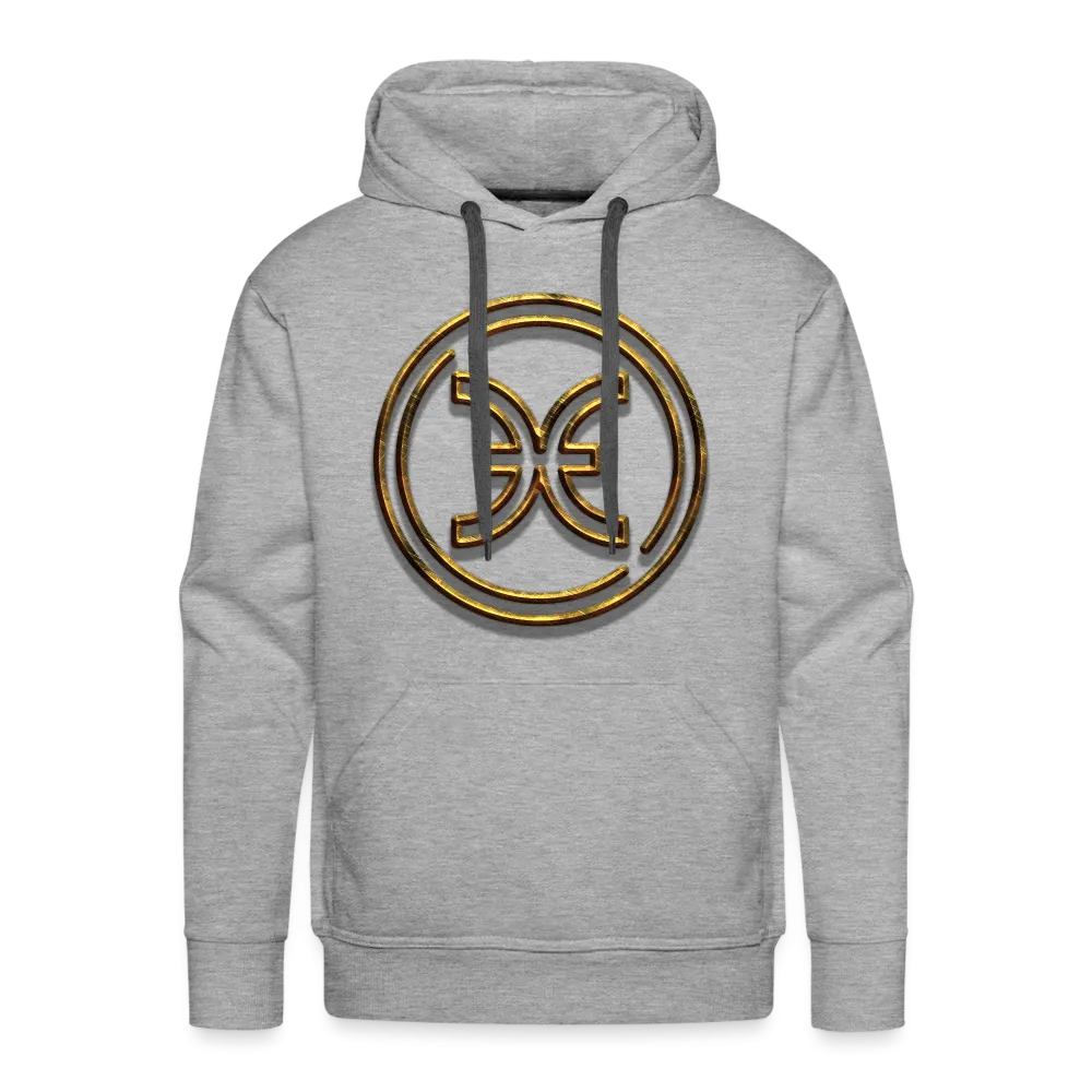 Pisces 3D Gold Men’s Premium Hoodie