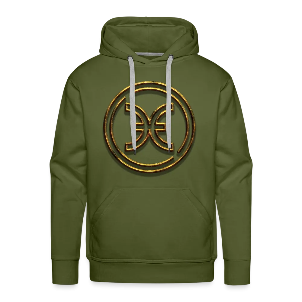 Pisces 3D Gold Men’s Premium Hoodie