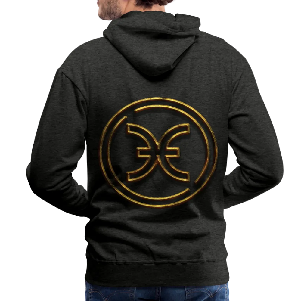 Pisces 3D Gold Men’s Premium Hoodie