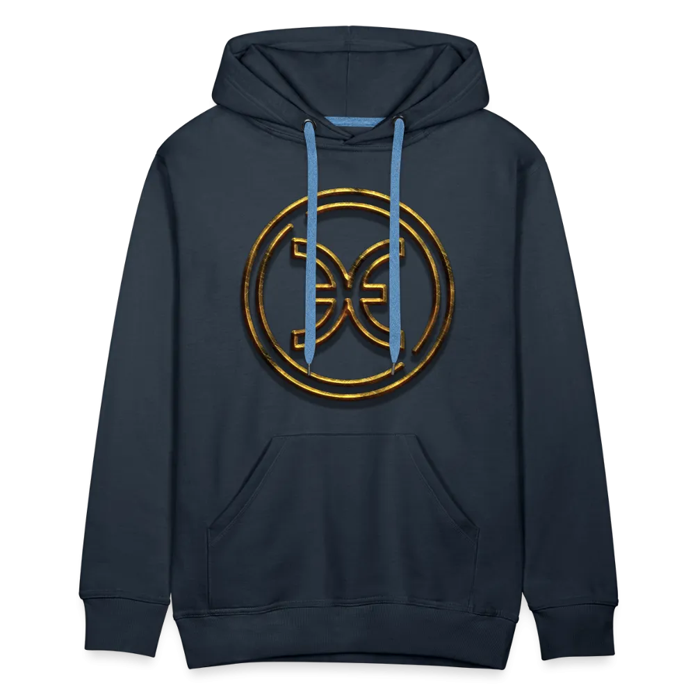 Pisces 3D Gold Men’s Premium Hoodie