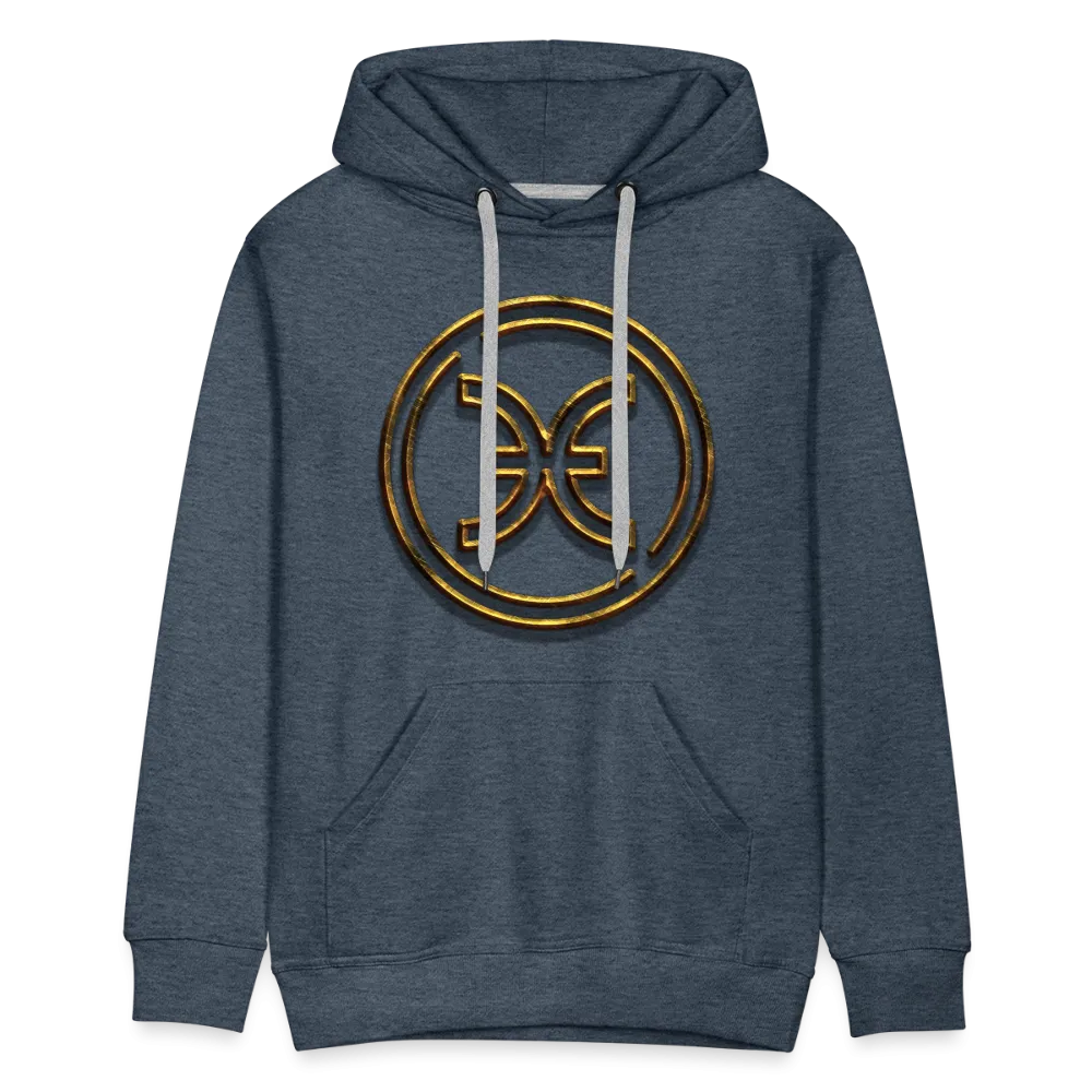 Pisces 3D Gold Men’s Premium Hoodie