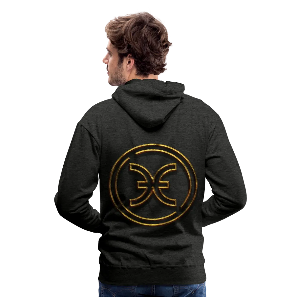 Pisces 3D Gold Men’s Premium Hoodie