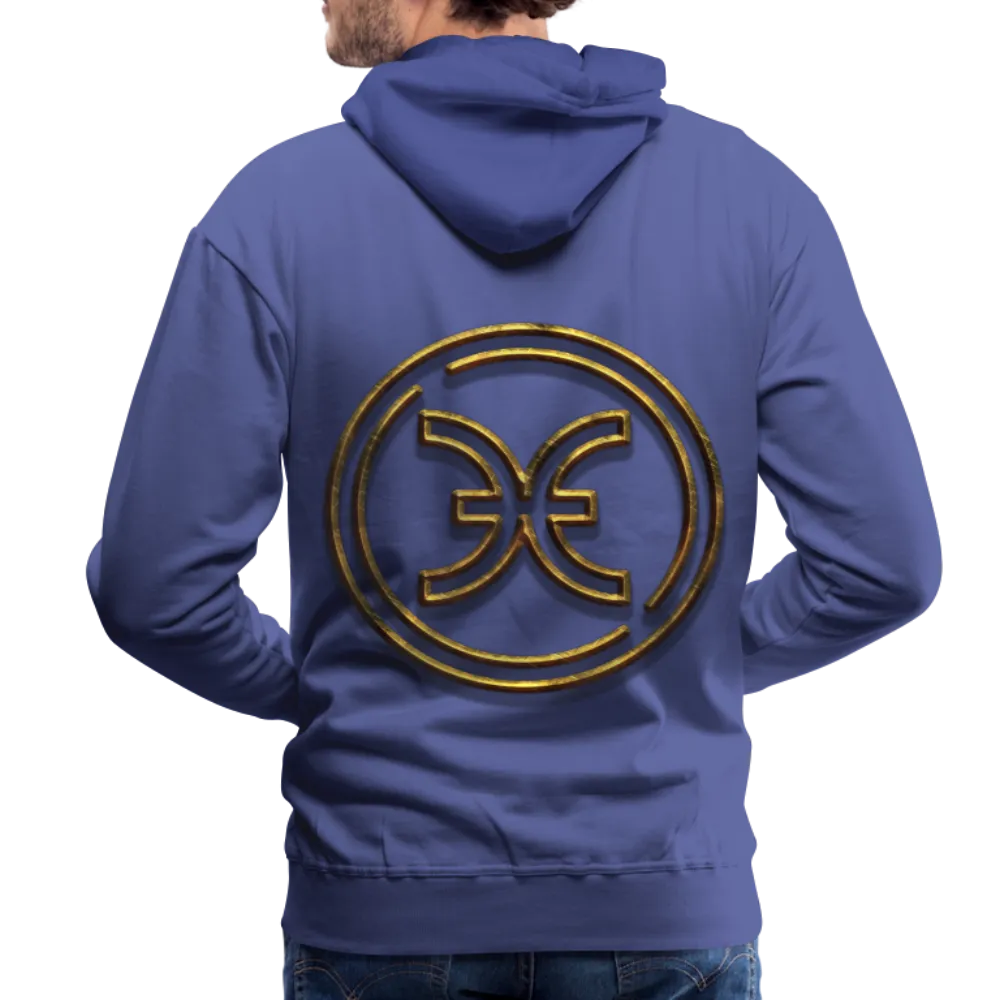 Pisces 3D Gold Men’s Premium Hoodie