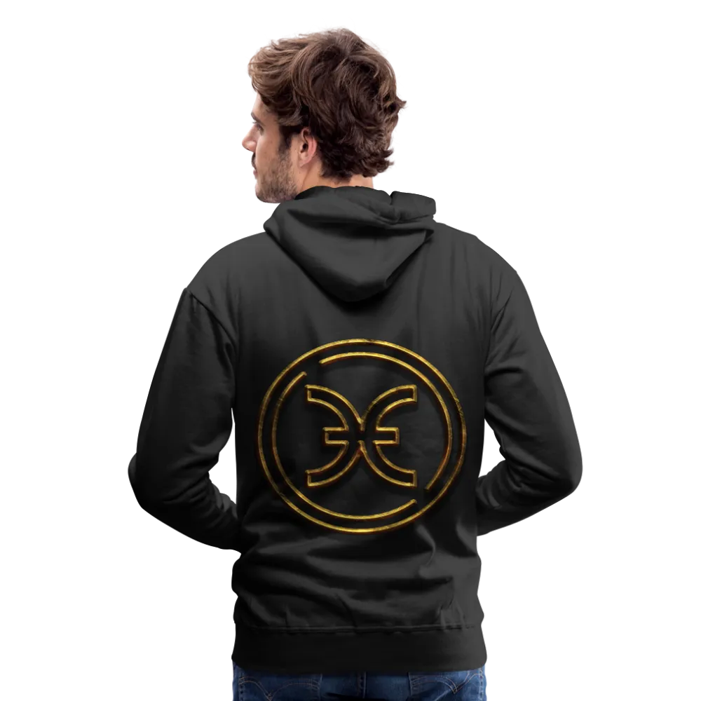 Pisces 3D Gold Men’s Premium Hoodie