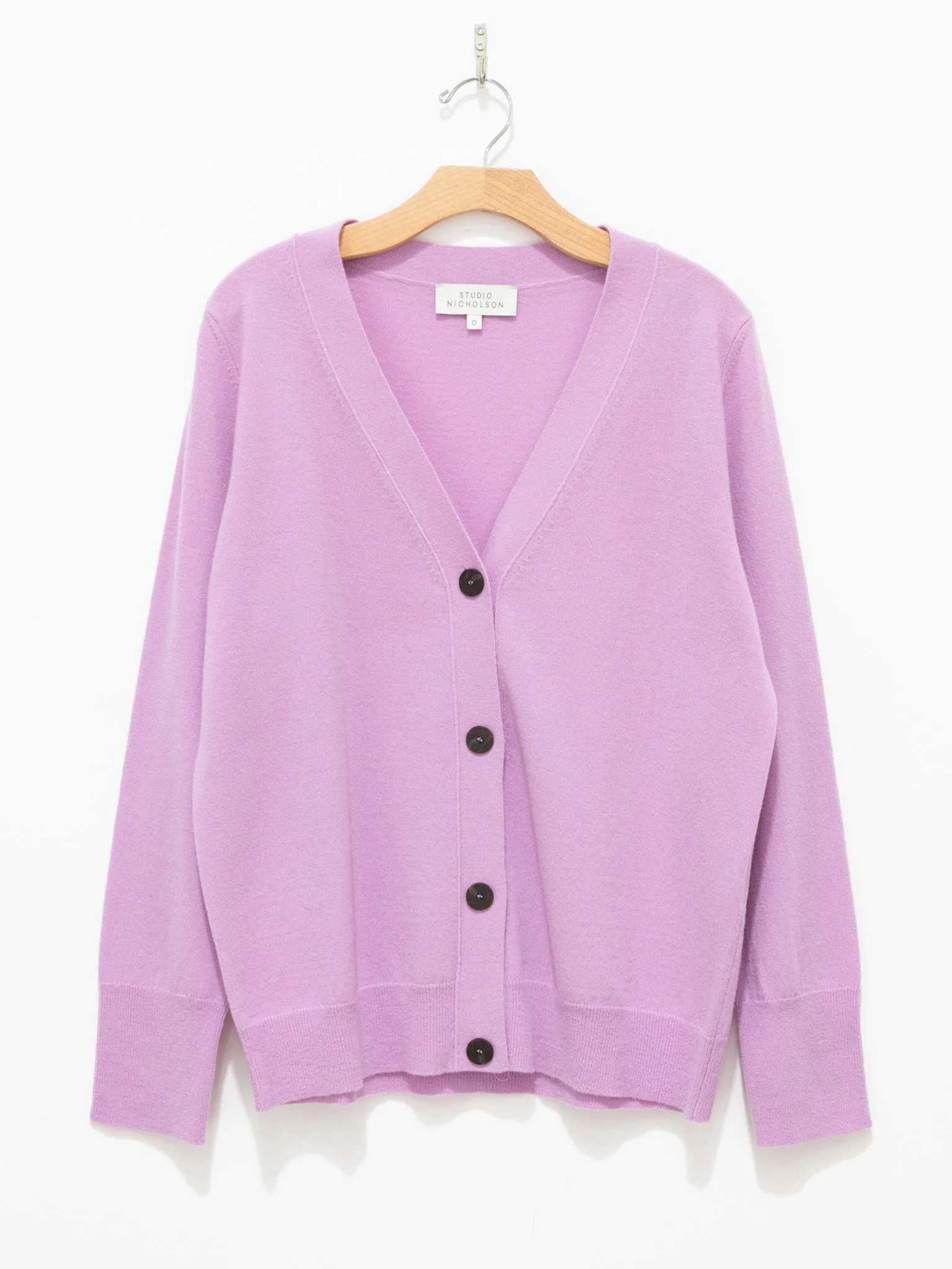 Rall Lambswool Cardigan - Deep Orchid