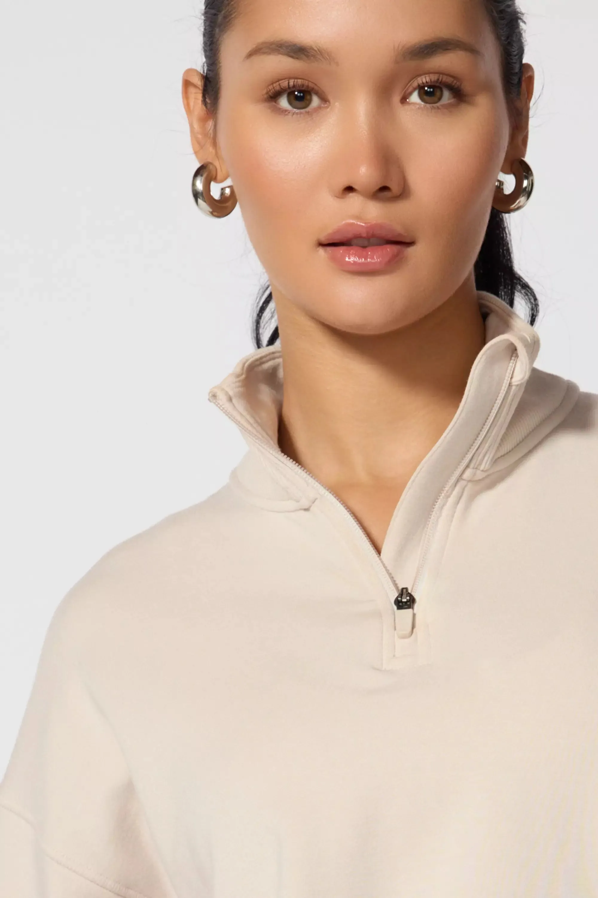 Serenity 1/4 Zip - Stone