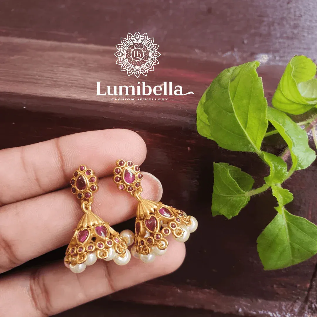 Small Kemp Jhumka Earrings