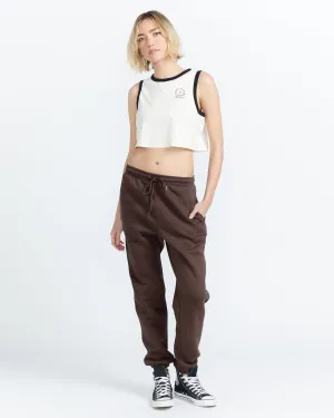 Stone Heart Up Pants - Dark Chocolate