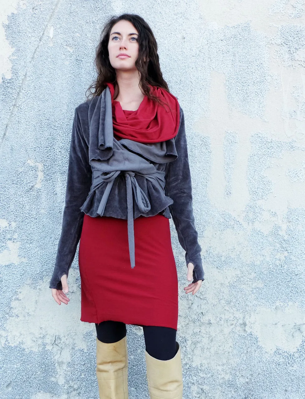 Super Cowl Pencil Tunic