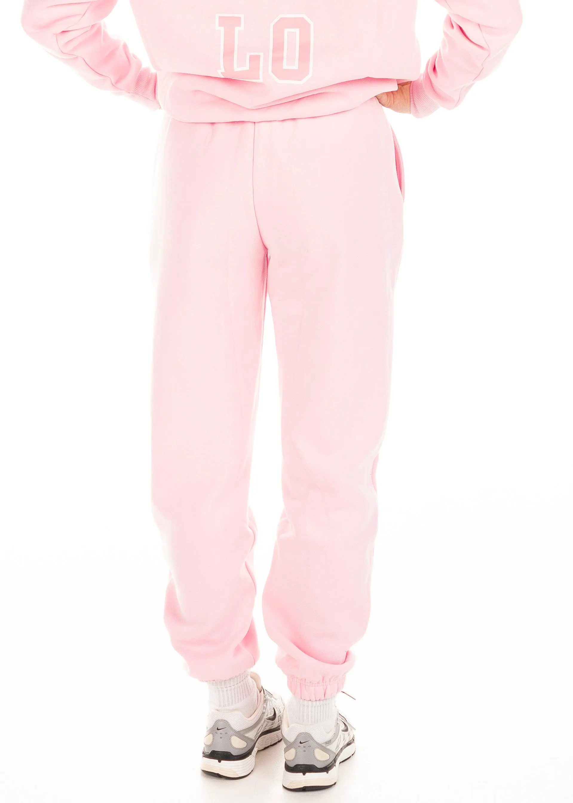 VELO OVERSIZED TRACKPANTS - STRAWBERRY