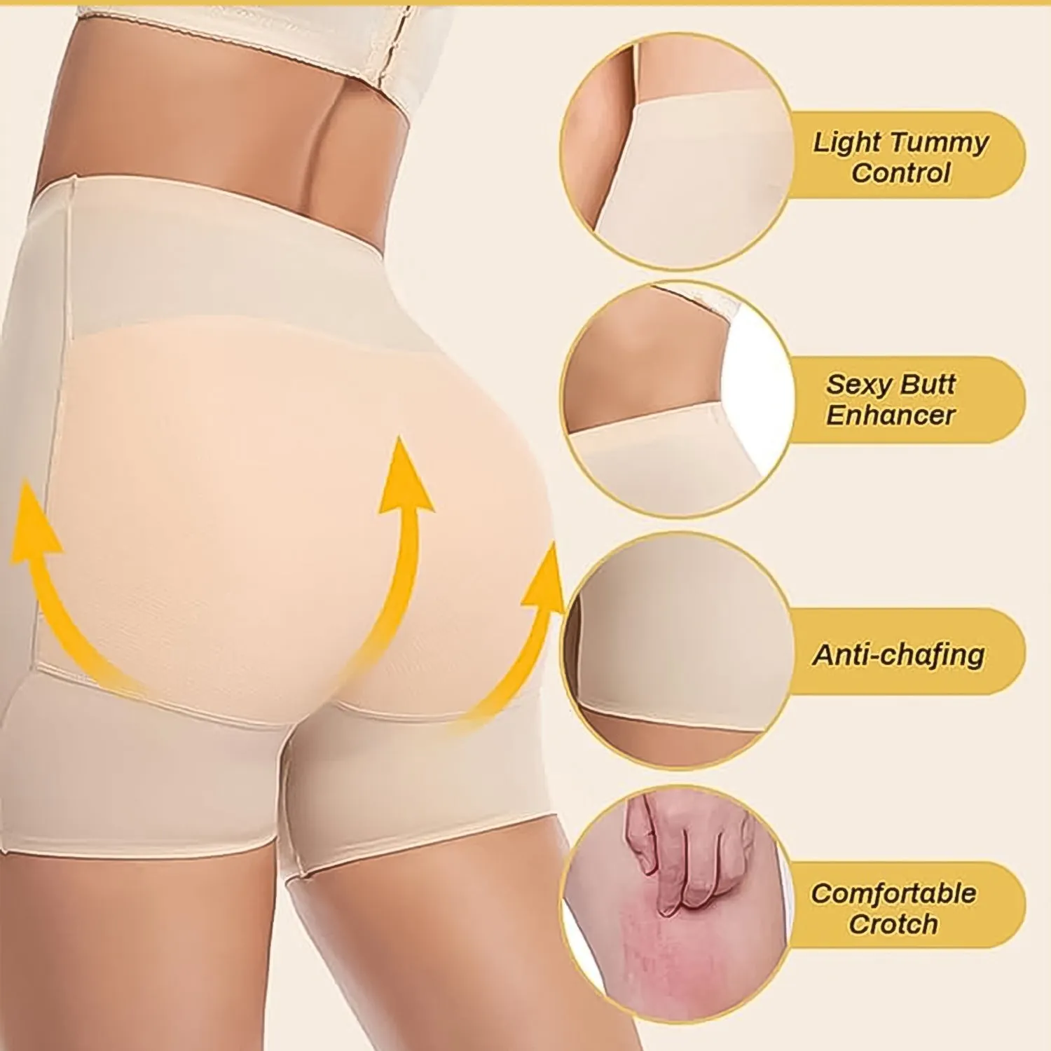 Women's Butt Lifter Padded Underwear, Hip Pads Body shaper Control Knickers Hip Pad (1 pc / Medium)