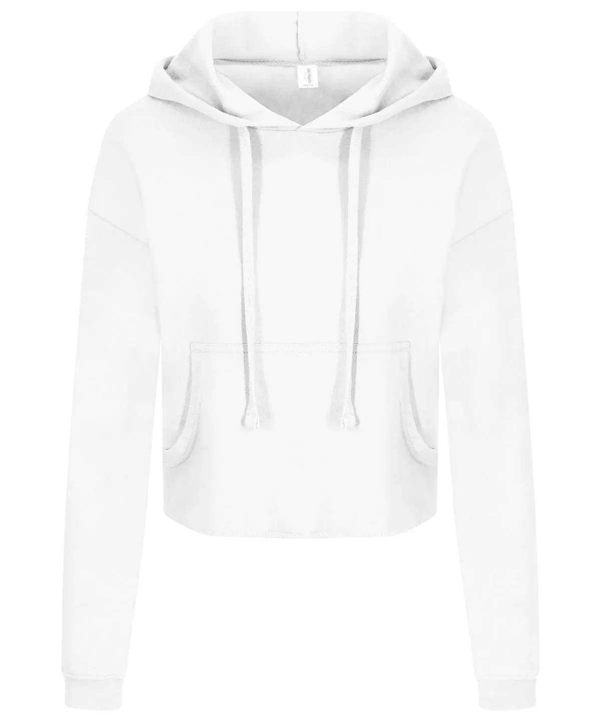 Womens cropped hoodie | Arctic White