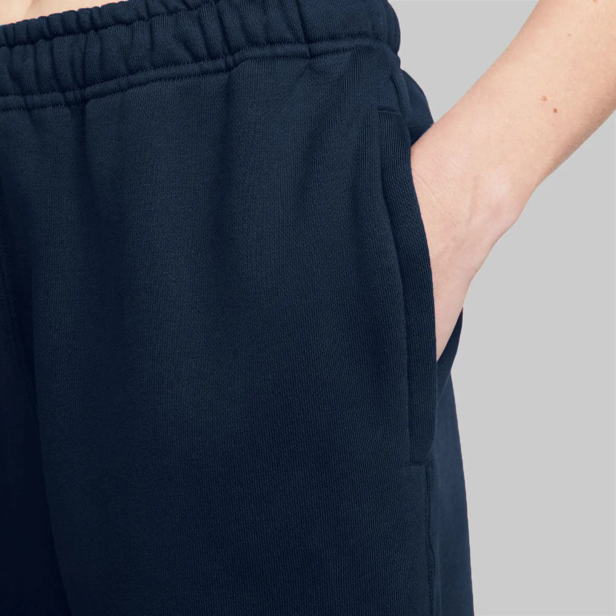 Women's Fleece Pants Elastic bottom (Navy)